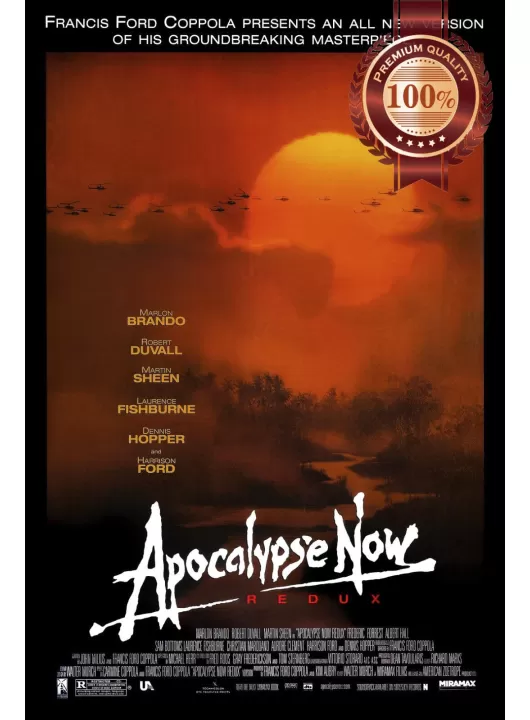 APOCALYPSE NOW OFFICIAL 70s FILM MOVIE ORIGINAL CINEMA PRINT PREMIUM POSTER