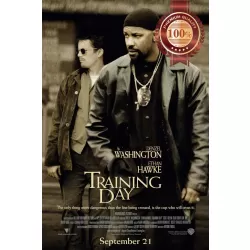 TRAINING DAY DENZEL WASHINGTON MOVIE ORIGINAL CINEMA PRINT PREMIUM POSTER