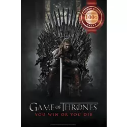 NED STARK ON THRONE THE GAME OF THRONES GOT SHOW ORIGINAL PRINT PREMIUM POSTER