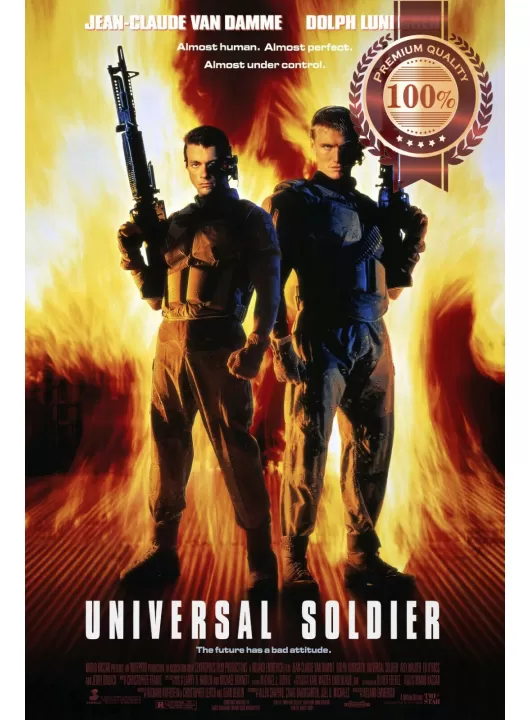 UNIVERSAL SOLDIER 1992 2 ORIGINAL OFFICIAL CINEMA MOVIE PRINT PREMIUM POSTER UNIVERSAL SOLDIER 1992 2 ORIGINAL OFFICIAL CINEMA MOVIE PRINT PREMIUM POSTER