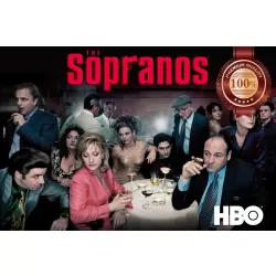 THE SOPRANOS CAST CHARACTERS TV SHOW ORIGINAL OFFICIAL PRINT PREMIUM POSTER