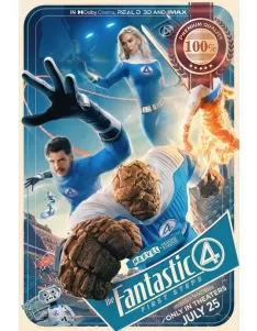 THE FANTASTIC FOUR 2025 TEASER ORIGINAL MOVIE FILM CINEMA PRINT PREMIUM POSTER