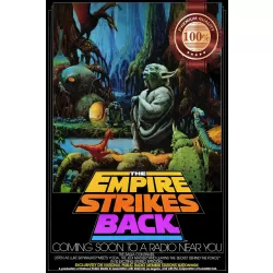 THE EMPIRE STRIKES BACK YODA ART STAR WARS CINEMA MOVIE PRINT PREMIUM POSTER