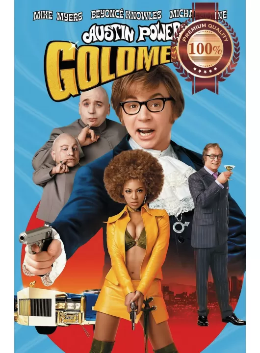 AUSTIN POWERS GOLDMEMBER 2002 MIKE MYERS MOVIE ORIGINAL PRINT PREMIUM POSTER