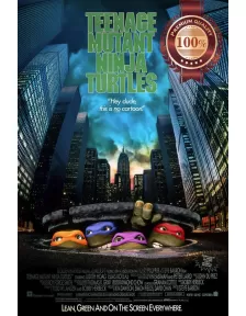 TEENAGE MUTANT NINJA TURTLES CLASSIC TMNT 90s 1990 MOVIE PRINT PREMIUM POSTER