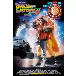 BACK TO THE FUTURE 2 II TWO 1989 MOVIE ORIGINAL CLASSIC ART PRINT PREMIUM POSTER