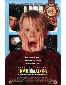 HOME ALONE 1990 90s OFFICIAL ORIGINAL CINEMA FILM MOVIE PRINT PREMIUM POSTER