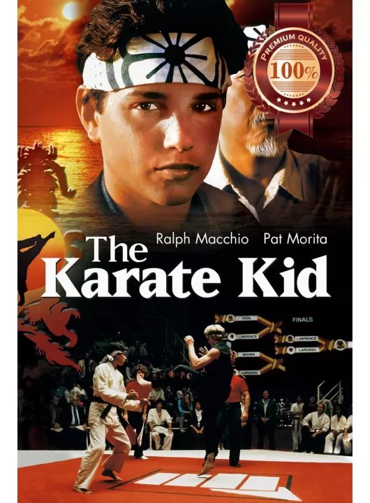 THE KARATE KID CLASSIC 1984 80s ORIGINAL MOVIE FILM CINEMA PRINT PREMIUM POSTER