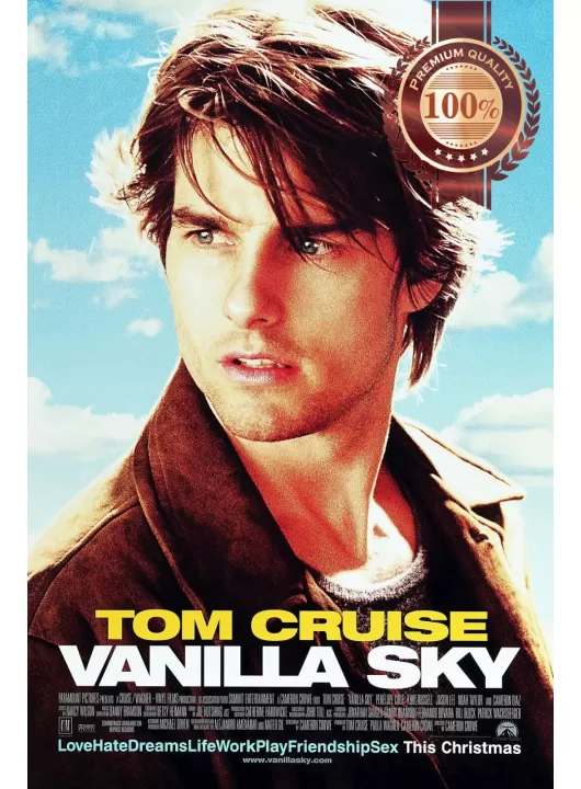 VANILLA SKY TOM CRUISE 2001 FILM MOVIE ORIGINAL CINEMA PRINT PREMIUM POSTER