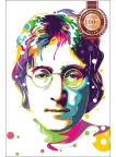 JOHN LENNON ABSTRACT PORTRAIT FACE BEATLES PAINTING ART PRINT PREMIUM POSTER