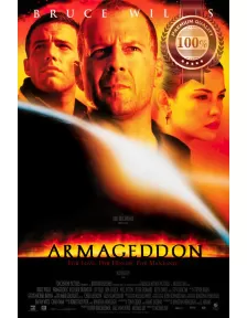 ARMAGEDDON 1998 90s ORIGINAL MOVIE CINEMA PRINT PREMIUM POSTER
