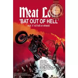 MEAT LOAF BAT OUT OF HELL 1977 70s ORIGINAL BAND MUSIC PRINT PREMIUM POSTER