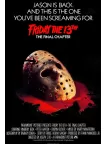 FRIDAY THE 13TH THE FINAL CHAPTER 1984 80s ORIGINAL CINEMA MOVIE PRINT PREMIUM POSTER