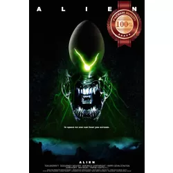 ALIEN ORIGINAL 1979 70s CLASSIC SIGOURNEY WEAVER MOVIE PRINT PREMIUM POSTER
