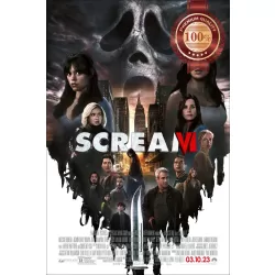 SCREAM VI 6 2023 CAST ORIGINAL OFFICIAL CINEMA MOVIE FILM PRINT PREMIUM POSTER