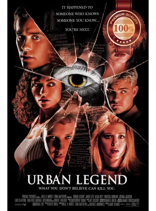 URBAN LEGEND 1998 90s ORIGINAL MOVIE CINEMA PRINT PREMIUM POSTER URBAN LEGEND 1998 90s ORIGINAL MOVIE CINEMA PRINT PREMIUM POSTER