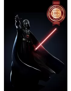 DARTH VADER STANDING WITH LIGHT SABER  MOVIE WALL ART PRINT - PREMIUM POSTER