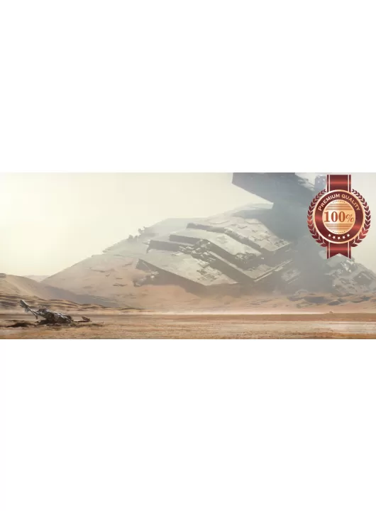 THE FORCE AWAKENS STAR SHIP GRAVEYARD JAKKU STAR WARS PHOTO PRINT PREMIUM POSTER