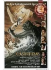 CLASH OF THE TITANS 1981 80s ORIGINAL CINEMA FILM ART MOVIE PRINT PREMIUM POSTER CLASH OF THE TITANS 1981 80s ORIGINAL CINEMA FILM ART MOVIE PRINT PREMIUM POSTER