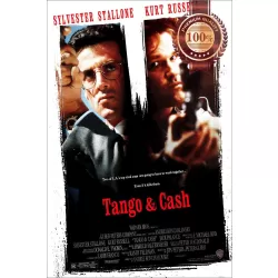 TANGO &amp; CASH STALLONE 1989 80s AND OFFICIAL ORIGINAL MOVIE FILM PRINT PREMIUM POSTER