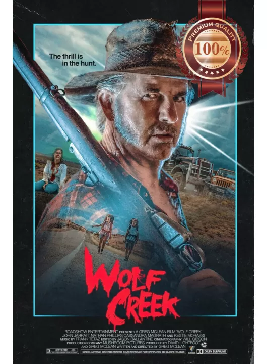 WOLF CREEK 1 2005 V3 ORIGINAL OFFICIAL CINEMA MOVIE FILM PRINT PREMIUM POSTER