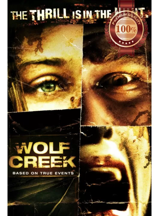 WOLF CREEK 1 2005 FACE ORIGINAL OFFICIAL CINEMA MOVIE FILM PRINT PREMIUM POSTER