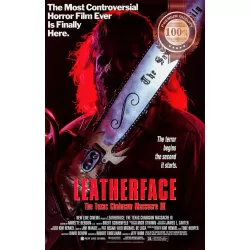 LEATHERFACE THE TEXAS CHAINSAW MASSACRE 3 ORIGINAL MOVIE PRINT PREMIUM POSTER