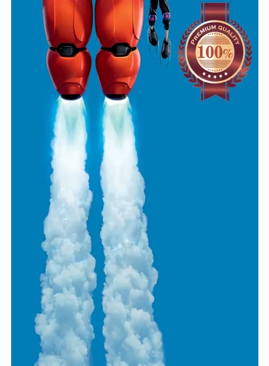 BIG HERO 6 ROBOT BAYMAX FLYING DISNEY MOVIE WALL ART PRINT - PREMIUM POSTER BIG HERO 6 ROBOT BAYMAX FLYING DISNEY MOVIE WALL ART PRINT - PREMIUM POSTER
