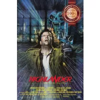 HIGHLANDER 1 1986 80s ORIGINAL OFFICIAL CINEMA MOVIE FILM PRINT PREMIUM POSTER