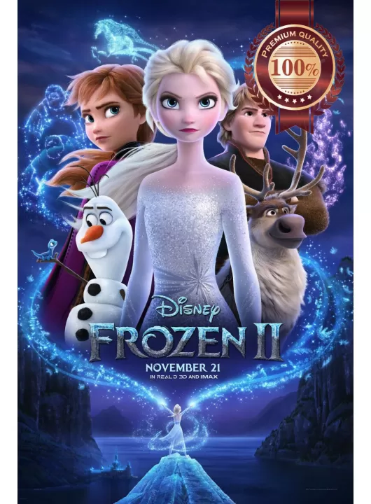 FROZEN 2 II 2019 OFFICIAL DISNEY ORIGINAL CINEMA MOVIE PRINT PREMIUM POSTER FROZEN 2 II 2019 OFFICIAL DISNEY ORIGINAL CINEMA MOVIE PRINT PREMIUM POSTER