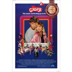 GREASE 2 1982 80s MUSICAL ORIGINAL CINEMA ART MOVIE FILM PRINT PREMIUM POSTER