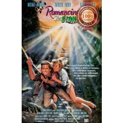 ROMANCING THE STONE 1984 80s CINEMA ORIGINAL MOVIE FILM PRINT PREMIUM POSTER