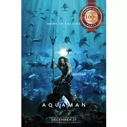 AQUAMAN 2018 TEASER  DC UNDERWATER OFFICIAL CINEMA MOVIE PRINT PREMIUM POSTER