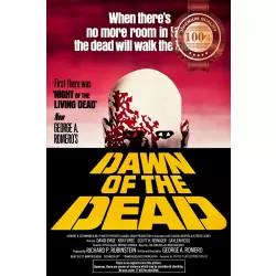 DAWN OF THE DEAD RETRO 1978 FILM MOVIE ORIGINAL CINEMA PRINT PREMIUM POSTER