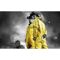 LARGE BREAKING BAD YELLOW JUMP SUITS TV SHOW PHOTO PRINT PREMIUM POSTER