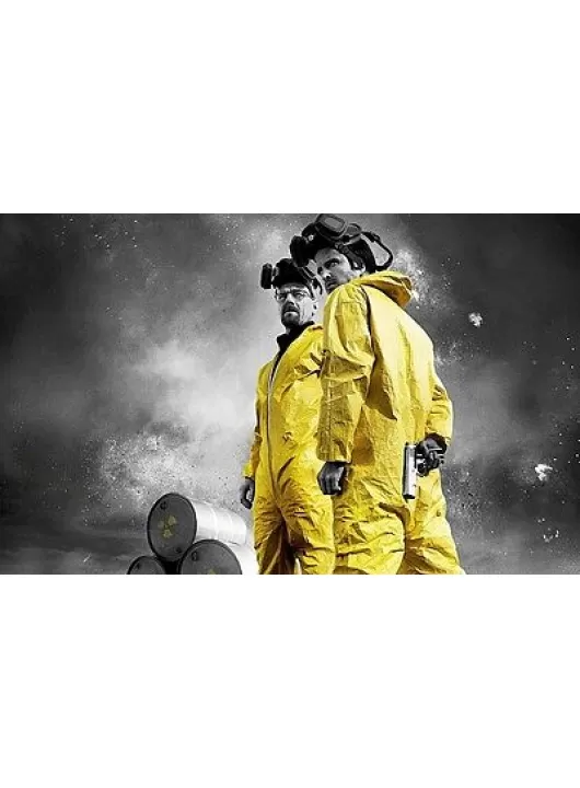 LARGE BREAKING BAD YELLOW JUMP SUITS TV SHOW PHOTO PRINT PREMIUM POSTER