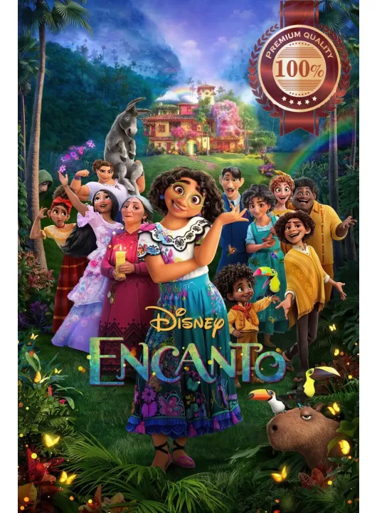 ENCANTO 2021 DISNEY ORIGINAL OFFICIAL CINEMA MOVIE FILM PRINT PREMIUM POSTER