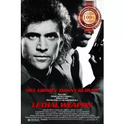 LETHAL WEAPON 1987 80s MEL GIBSON DANNY GLOVER CLASSIC MOVIE ART PRINT PREMIUM POSTER