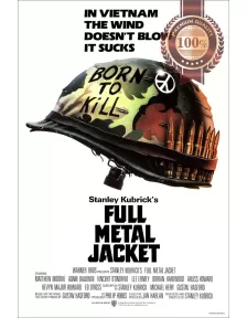 FULL METAL JACKET 1987 80s KUBRICK ORIGINAL CINEMA MOVIE PRINT PREMIUM POSTER