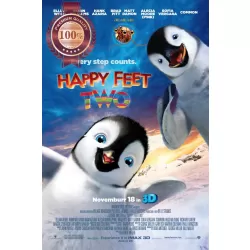 HAPPY FEET TWO 2 II 2011  ORIGINAL MOVIE FILM CINEMA PRINT PREMIUM POSTER