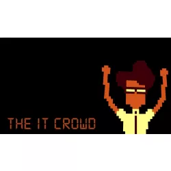 THE IT CROWD TV SHOW FUNNY PIXEL ARTWORK WALL ART PRINT PREMIUM POSTER