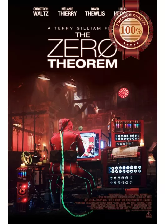 THE ZERO THEOREM 2013 ORIGINAL OFFICIAL CINEMA MOVIE FILM PRINT PREMIUM POSTER