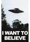 I WANT TO BELIEVE THE X-FILES UFO PHOTO ORIGINAL TV SHOW PRINT PREMIUM POSTER