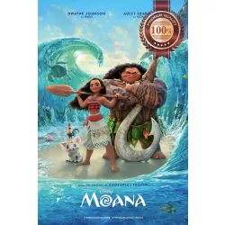 MOANA DISNEY KIDS CARTOON FILM MOVIE ORIGINAL CINEMA PRINT PREMIUM POSTER