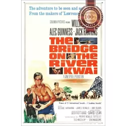 THE BRIDGE OVER THE RIVER KWAI ORIGINAL OFFICIAL MOVIE PRINT PREMIUM POSTER