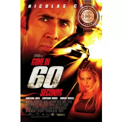 GONE IN 60 SECONDS 2000 OFFICIAL ORIGINAL CINEMA MOVIE FILM PRINT PREMIUM POSTER