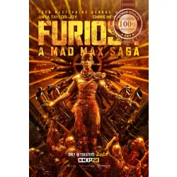 FURIOSA A MAD MAX SAGA 2024 GOLD V2 ORIGINAL MOVIE CINEMA PRINT PREMIUM POSTER