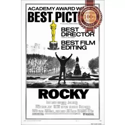 ROCKY 1976 70 AWARD OFFICIAL ORIGINAL CINEMA FILM MOVIE PRINT PREMIUM POSTER