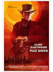 PALE RIDER 1985 80s EASTWOOD ORIGINAL OFFICIAL CINEMA MOVIE PRINT PREMIUM POSTER