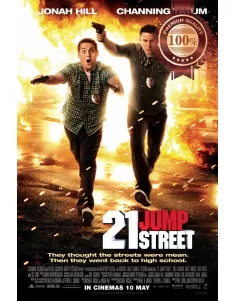 21 JUMP STREET POINTING GUNS FILM MOVIE ORIGINAL CINEMA PRINT PREMIUM POSTER
